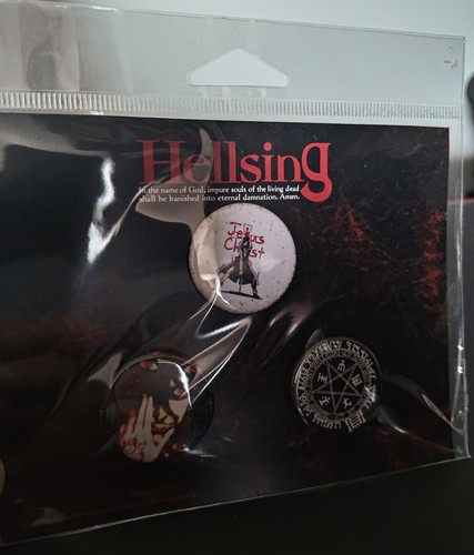 Hellsing button set pezzi - hellsing,