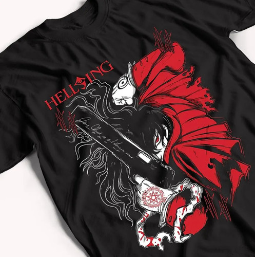 Shirt hellsing anime - hellsing,